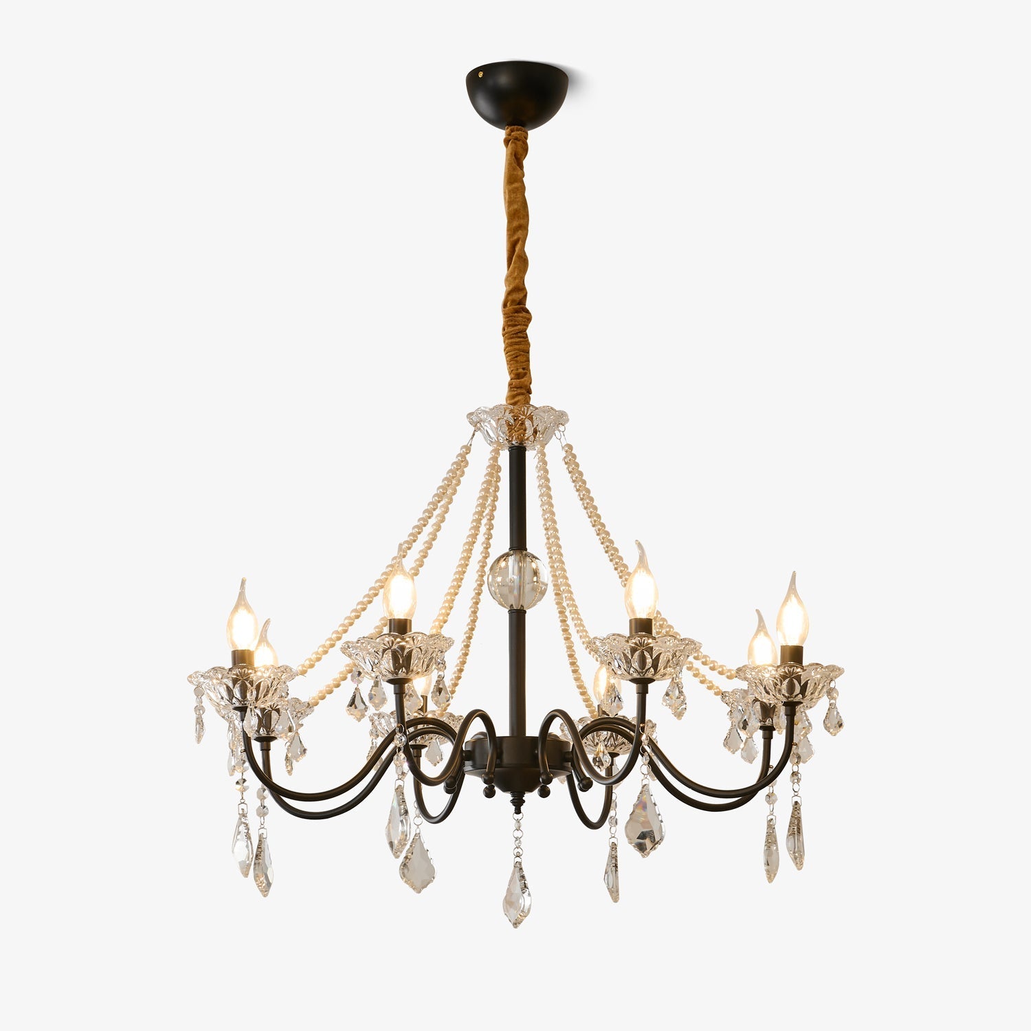 Nymiran Classic Postmodern Luxury Crystal Chandelier-Neutral Decor