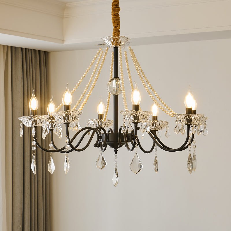 Nymiran Classic Postmodern Luxury Crystal Chandelier-Neutral Decor