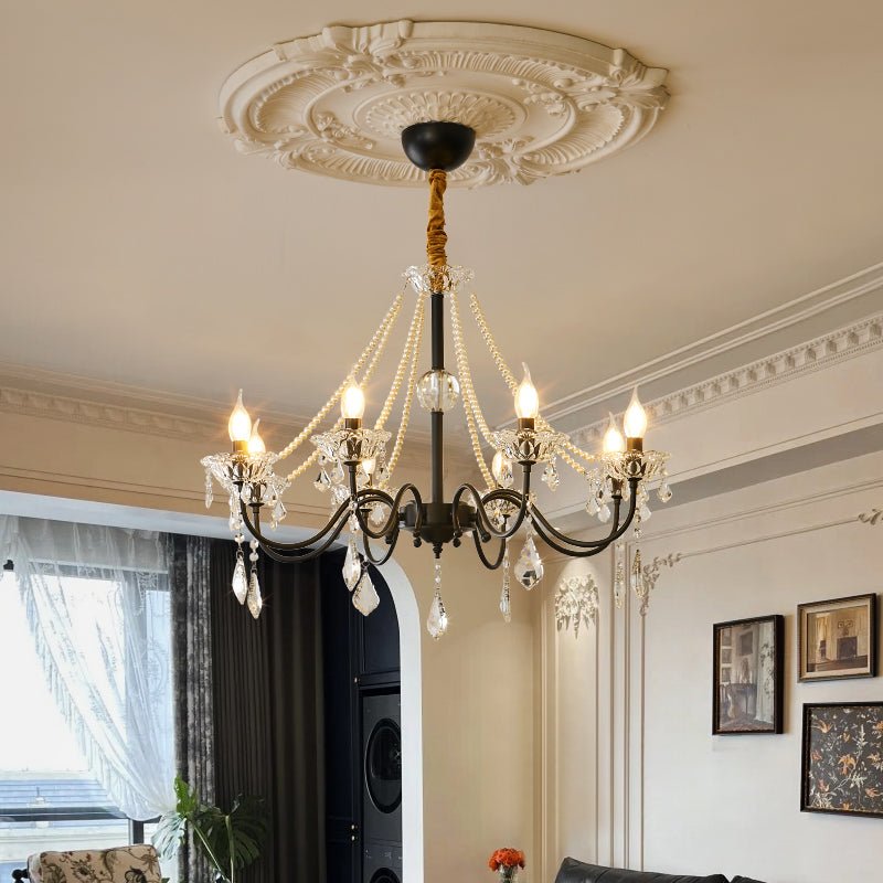 Nymiran Classic Postmodern Luxury Crystal Chandelier-Neutral Decor