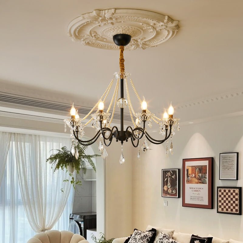 Nymiran Classic Postmodern Luxury Crystal Chandelier-Neutral Decor