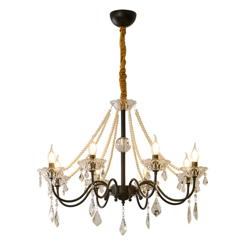 Nymiran Classic Postmodern Luxury Crystal Chandelier-Neutral Decor