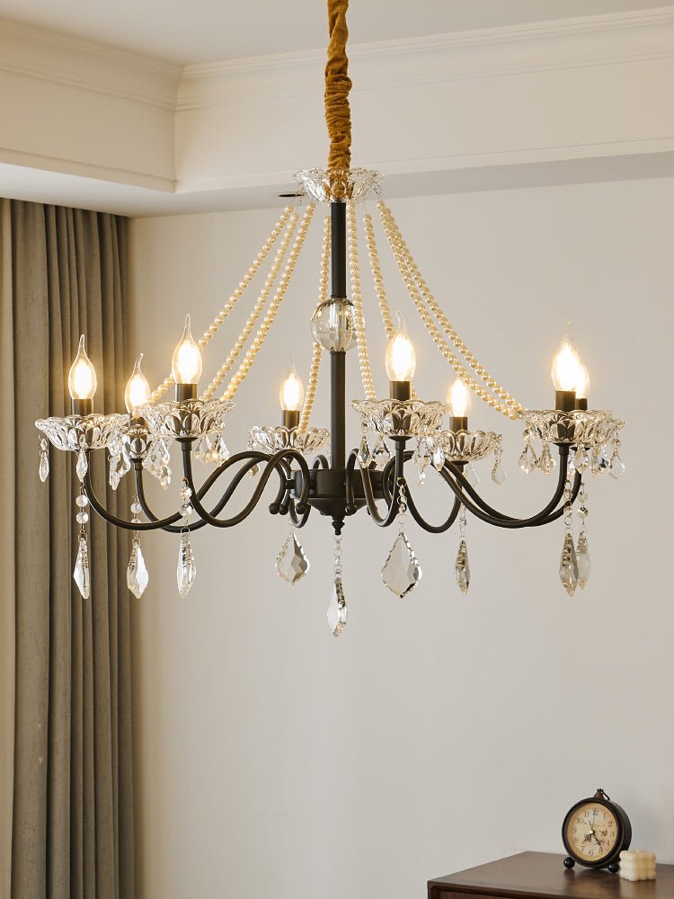 Nymiran Classic Postmodern Luxury Crystal Chandelier-Neutral Decor