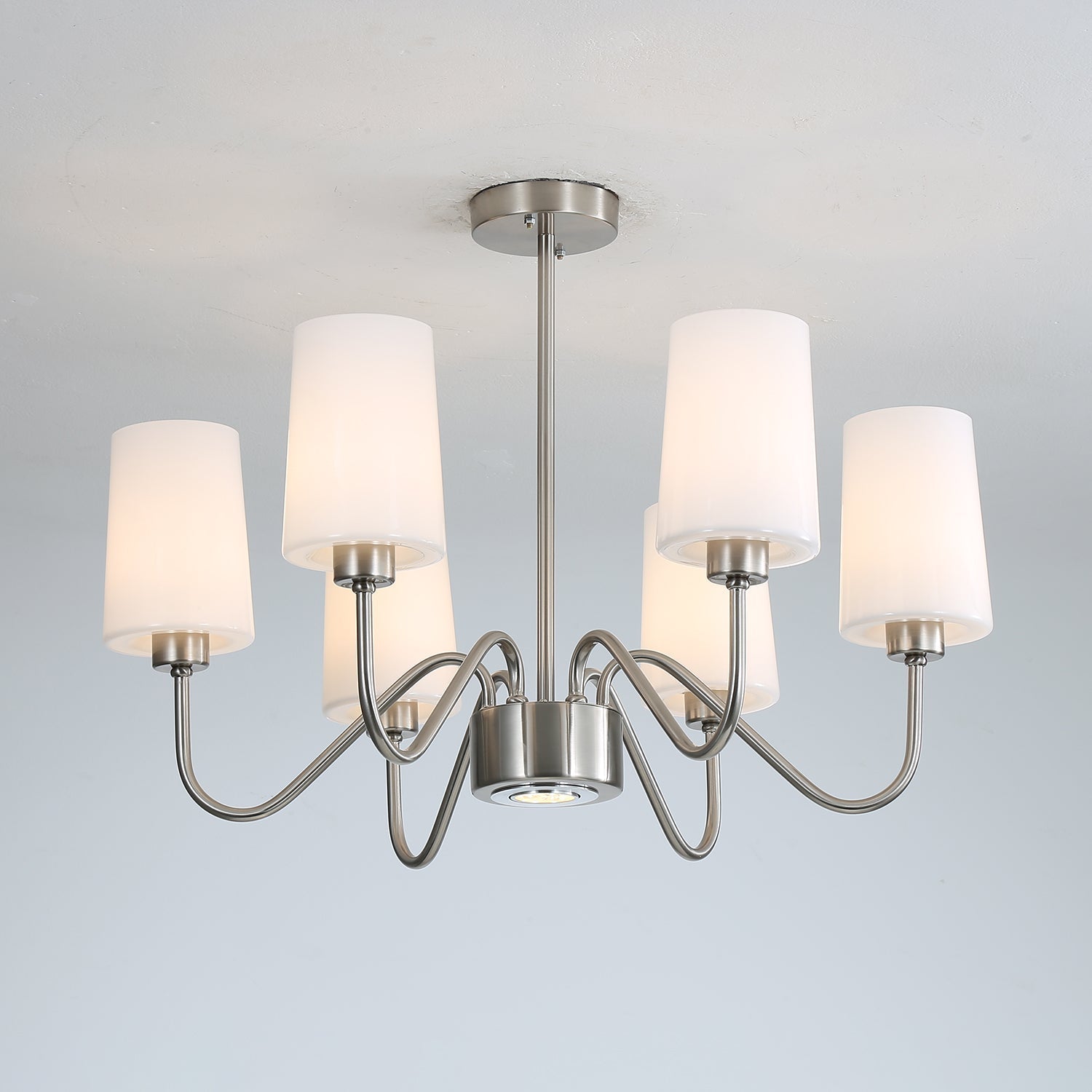 Armirila Traditional Elegance Vintage Fabric Chandelier-Neutral Decor