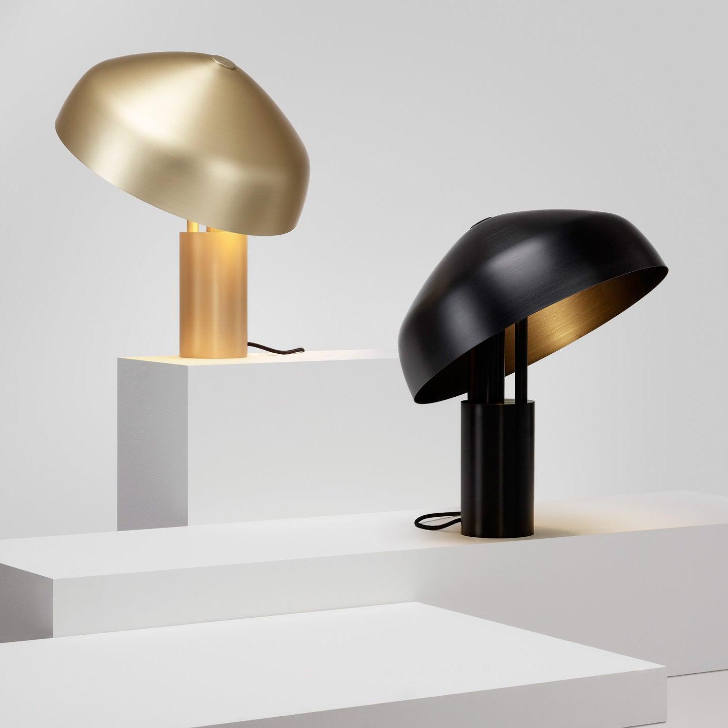 Kite Organic Brass Desk Lamp-Neutral Decor