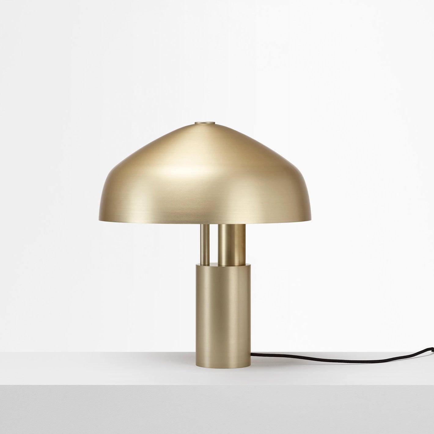 Kite Organic Brass Desk Lamp-Neutral Decor