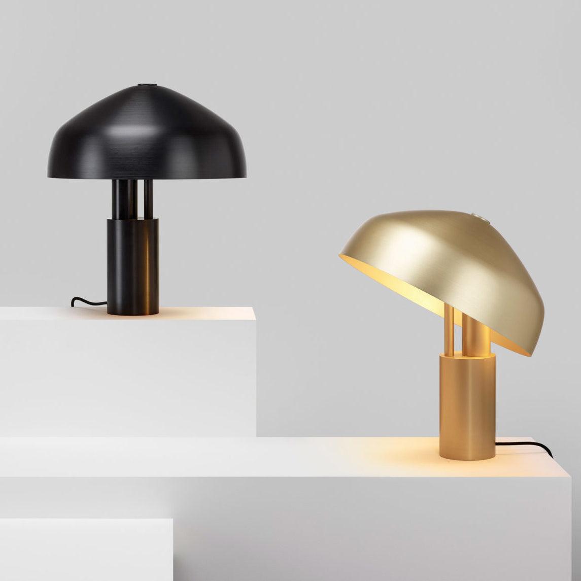 Kite Organic Brass Desk Lamp-Neutral Decor