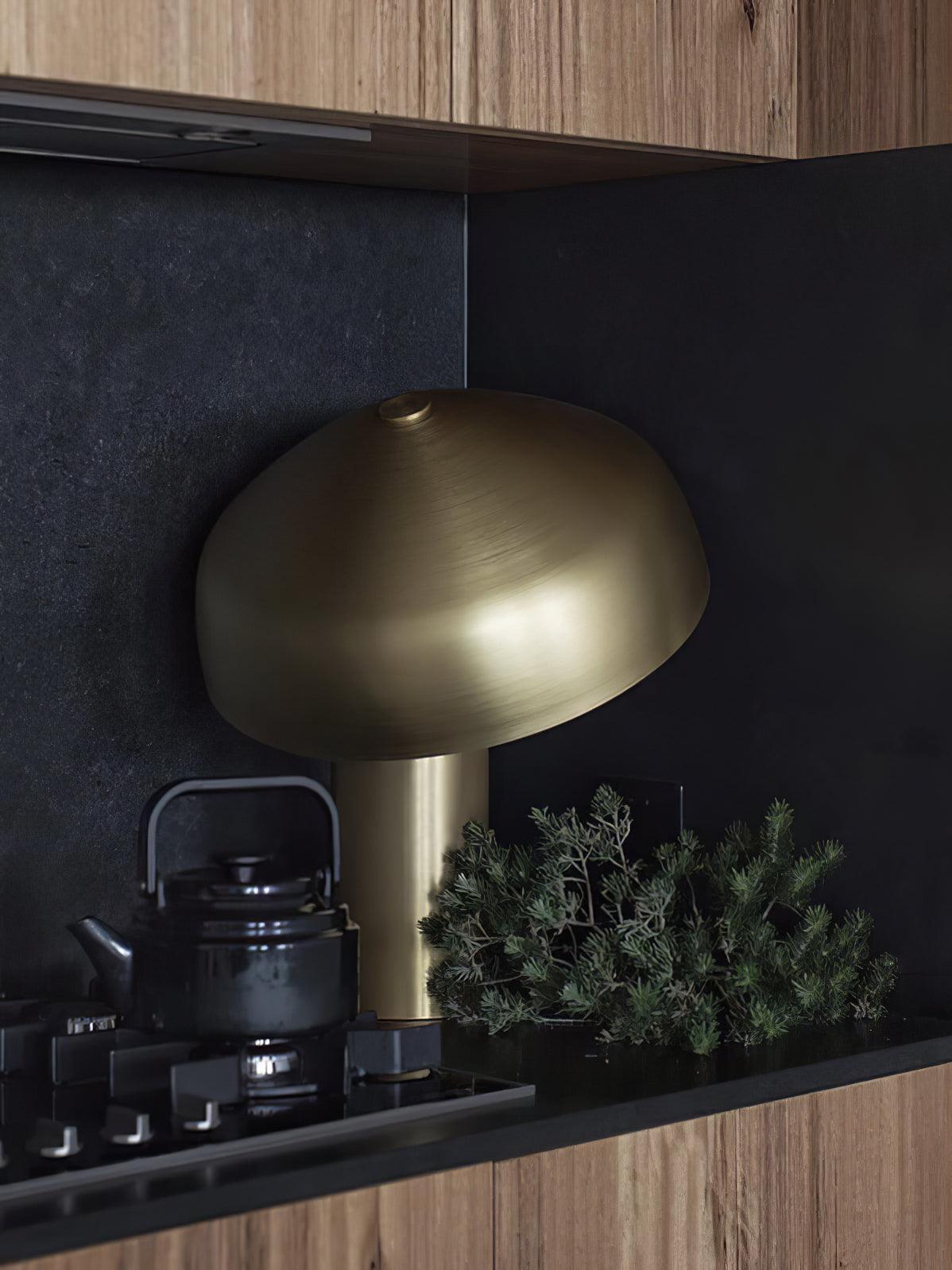 Kite Organic Brass Desk Lamp-Neutral Decor