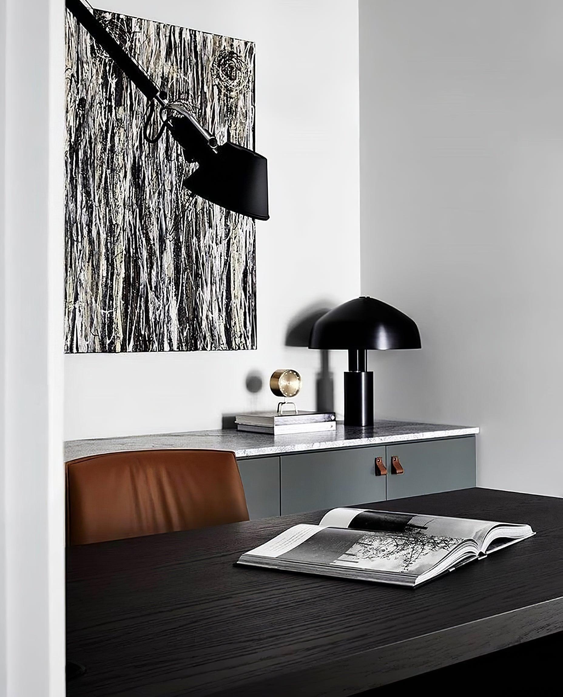 Kite Organic Brass Desk Lamp-Neutral Decor