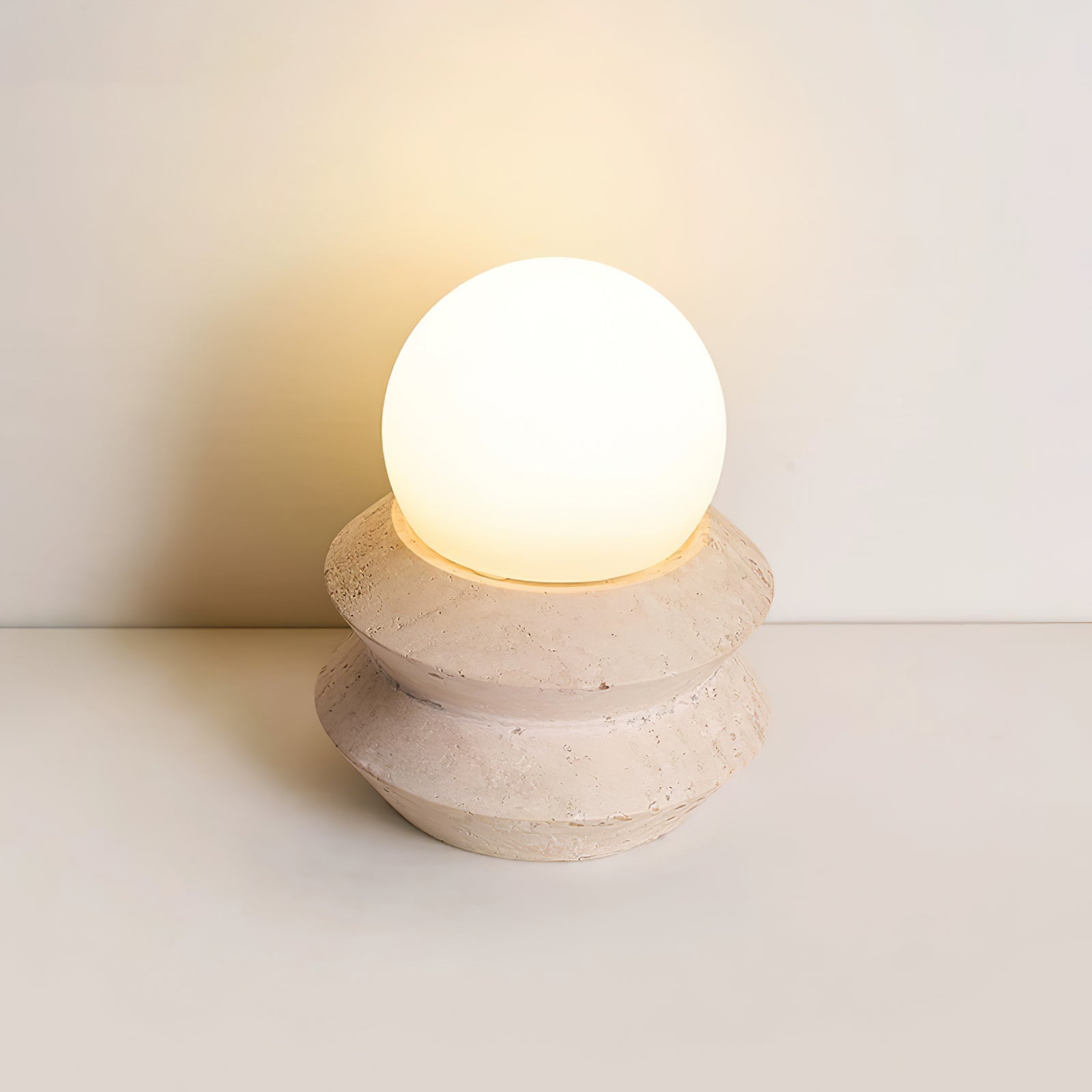 Dylis Lithos Rechargeable Table Lamp-Neutral Decor