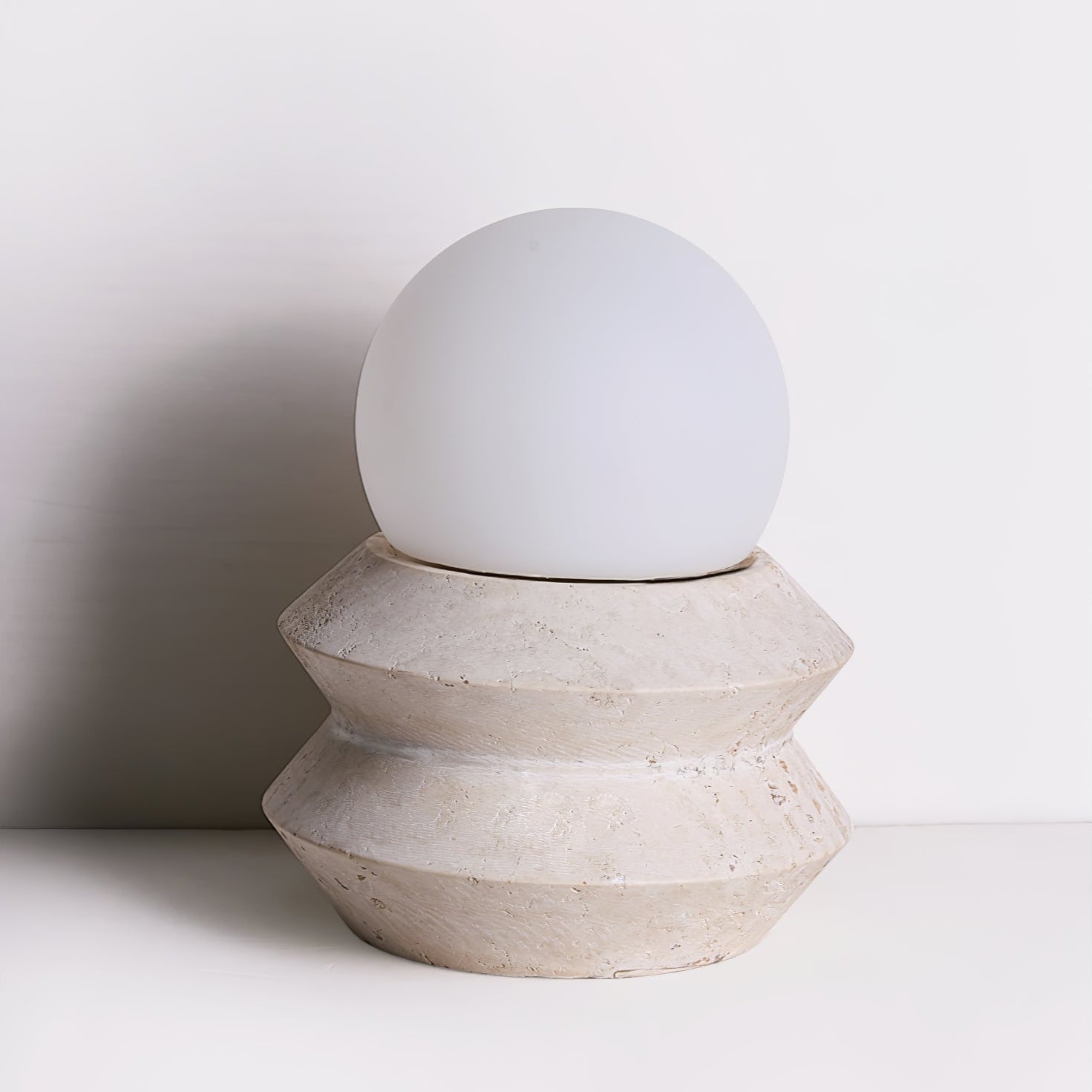 Dylis Lithos Rechargeable Table Lamp-Neutral Decor