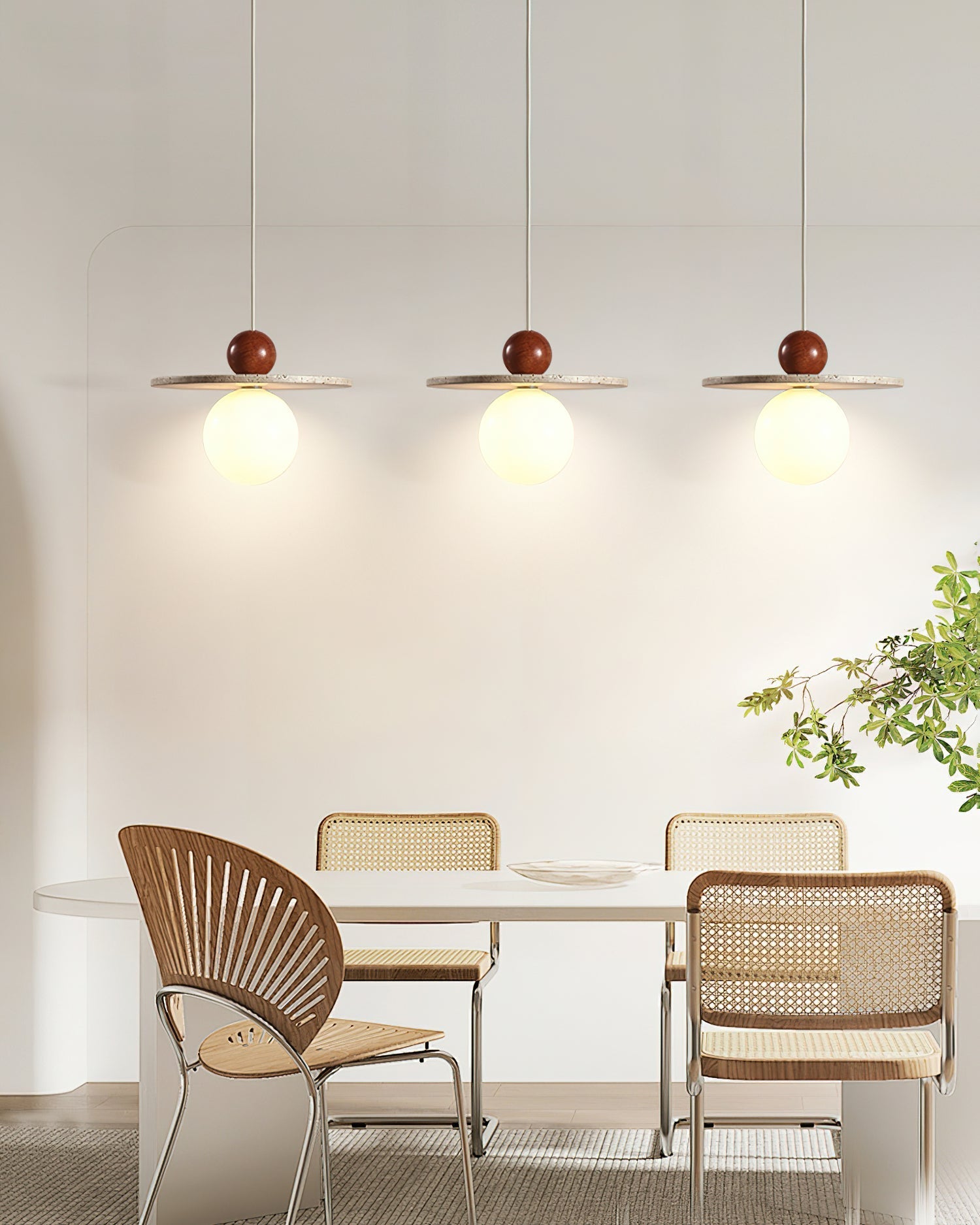 Marcio  Pendant Light  Travertine
