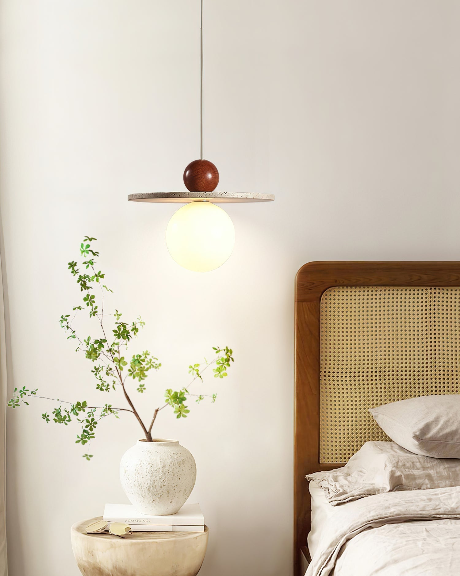 Marcio  Pendant Light  Travertine