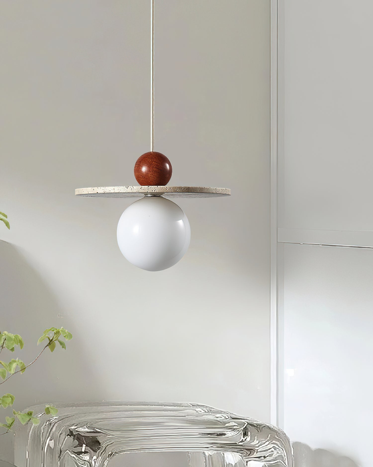 Marcio  Pendant Light  Travertine