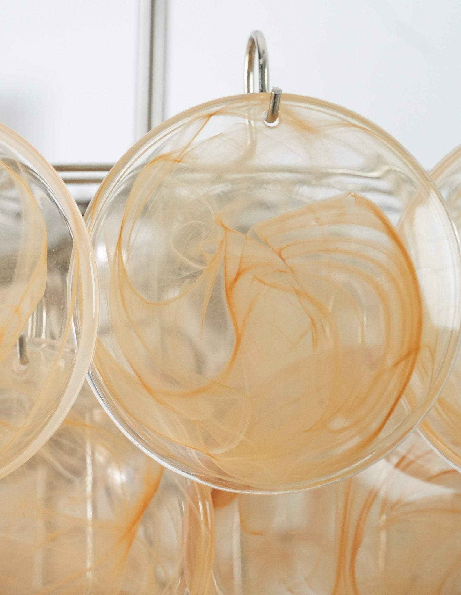 Aurora Chandelier Murano Glass Disc Classic-Neutral Decor