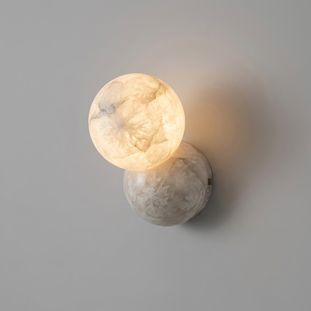 Selene Alabaster Wall Sconce