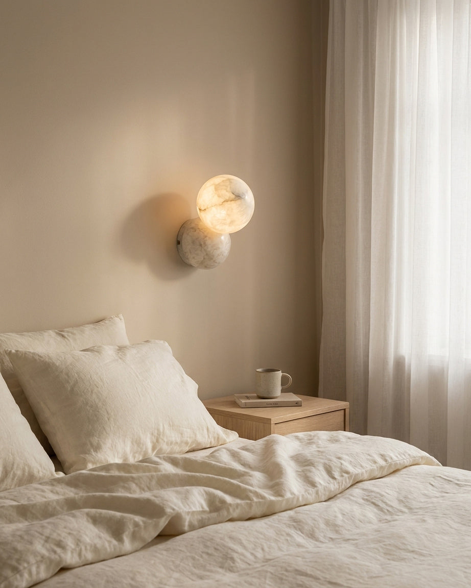 Selene Alabaster Wall Sconce