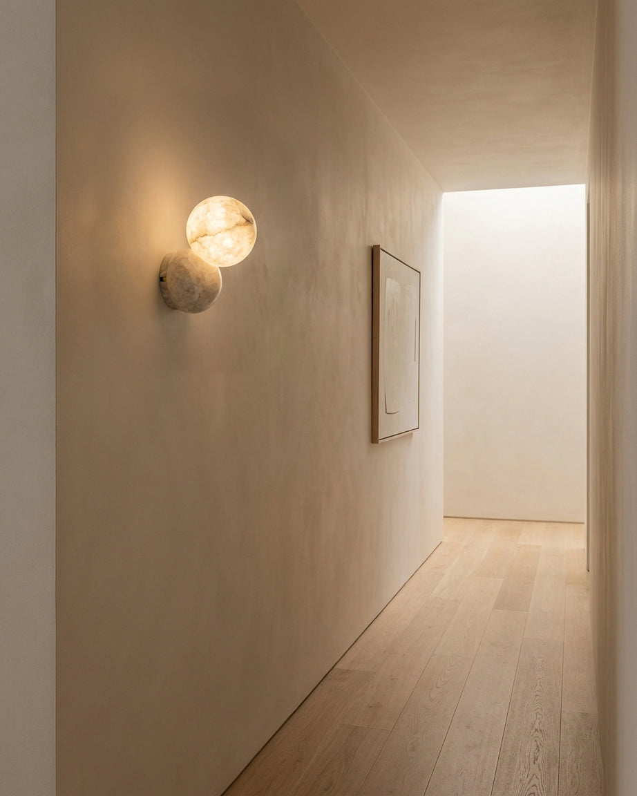 Selene Alabaster Wall Sconce