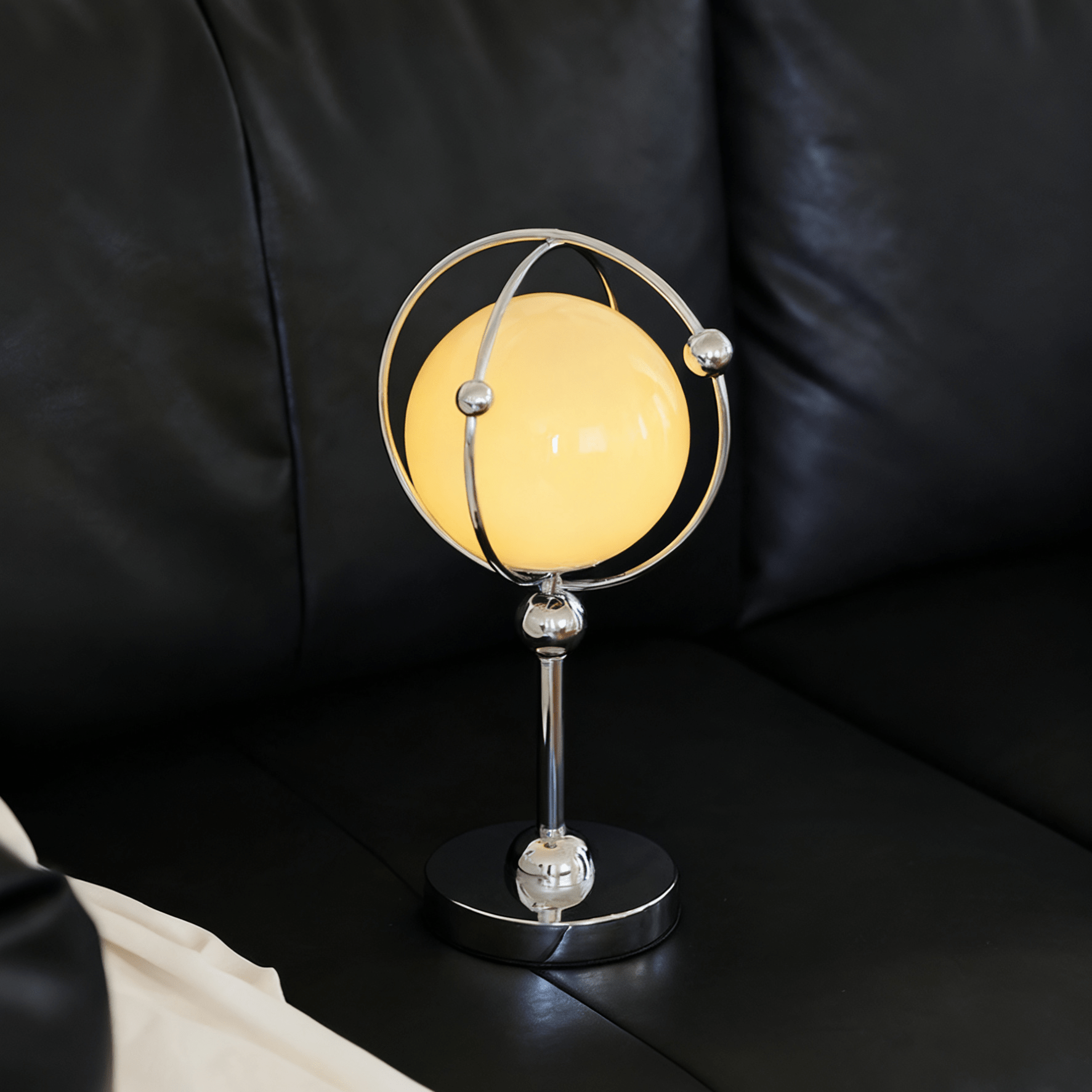 Orb Cage Table Lamp-Neutral Decor