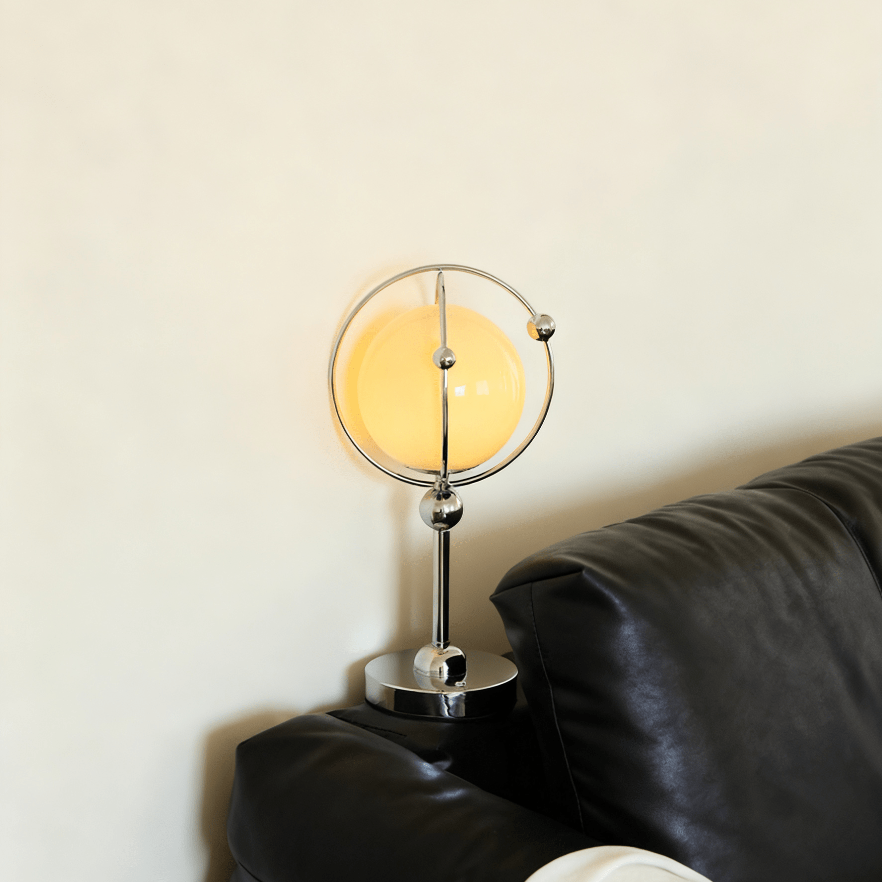 Orb Cage Table Lamp-Neutral Decor