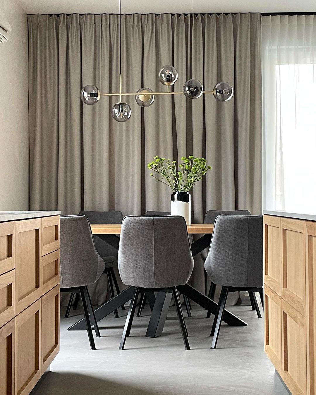 Yorvin Pendant Lamp Orb Brass Glass for Living Room-Neutral Decor