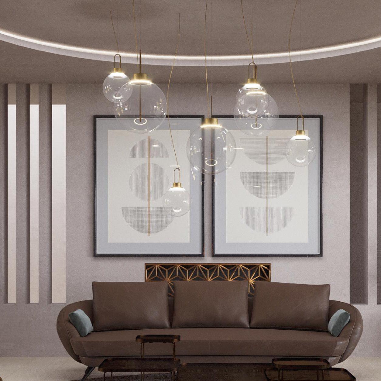 Aero Chic Orb Pendant Lamp-Neutral Decor