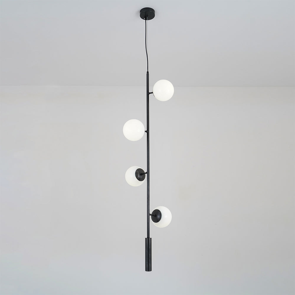 Erevia Brass & Glass Pendant Light-Neutral Decor