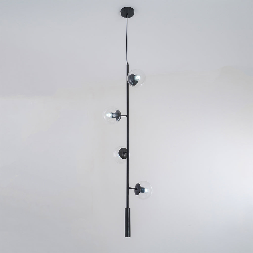 Erevia Brass & Glass Pendant Light-Neutral Decor