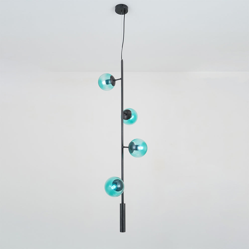 Erevia Brass & Glass Pendant Light-Neutral Decor