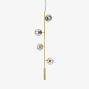 Erevia Brass & Glass Pendant Light-Neutral Decor
