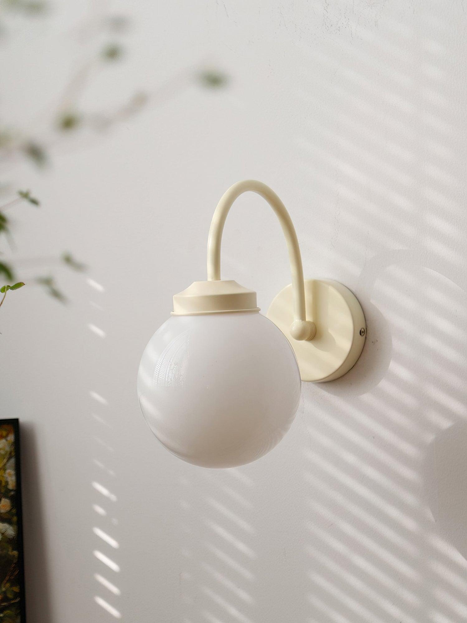 Zomareth Orb Surface Glass Wall Lamp-Neutral Decor