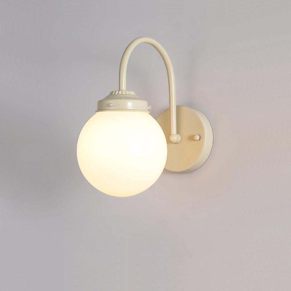 Zomareth Orb Surface Glass Wall Lamp-Neutral Decor