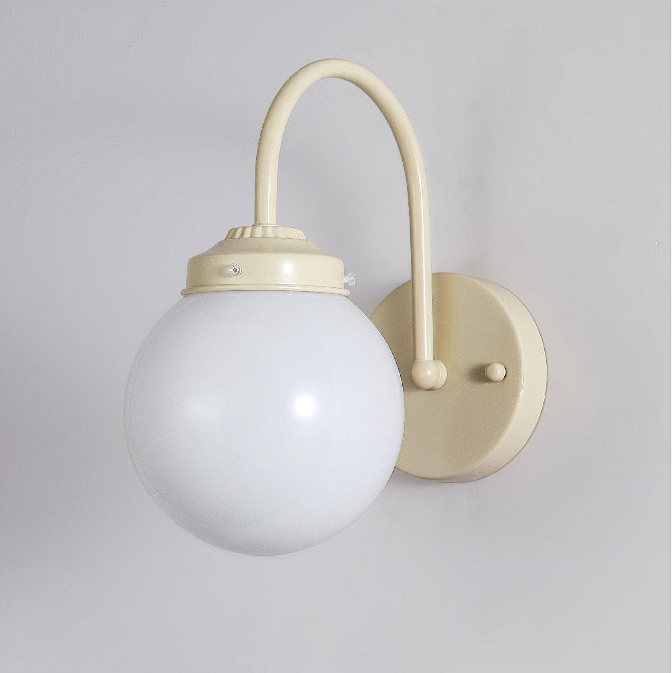 Zomareth Orb Surface Glass Wall Lamp-Neutral Decor