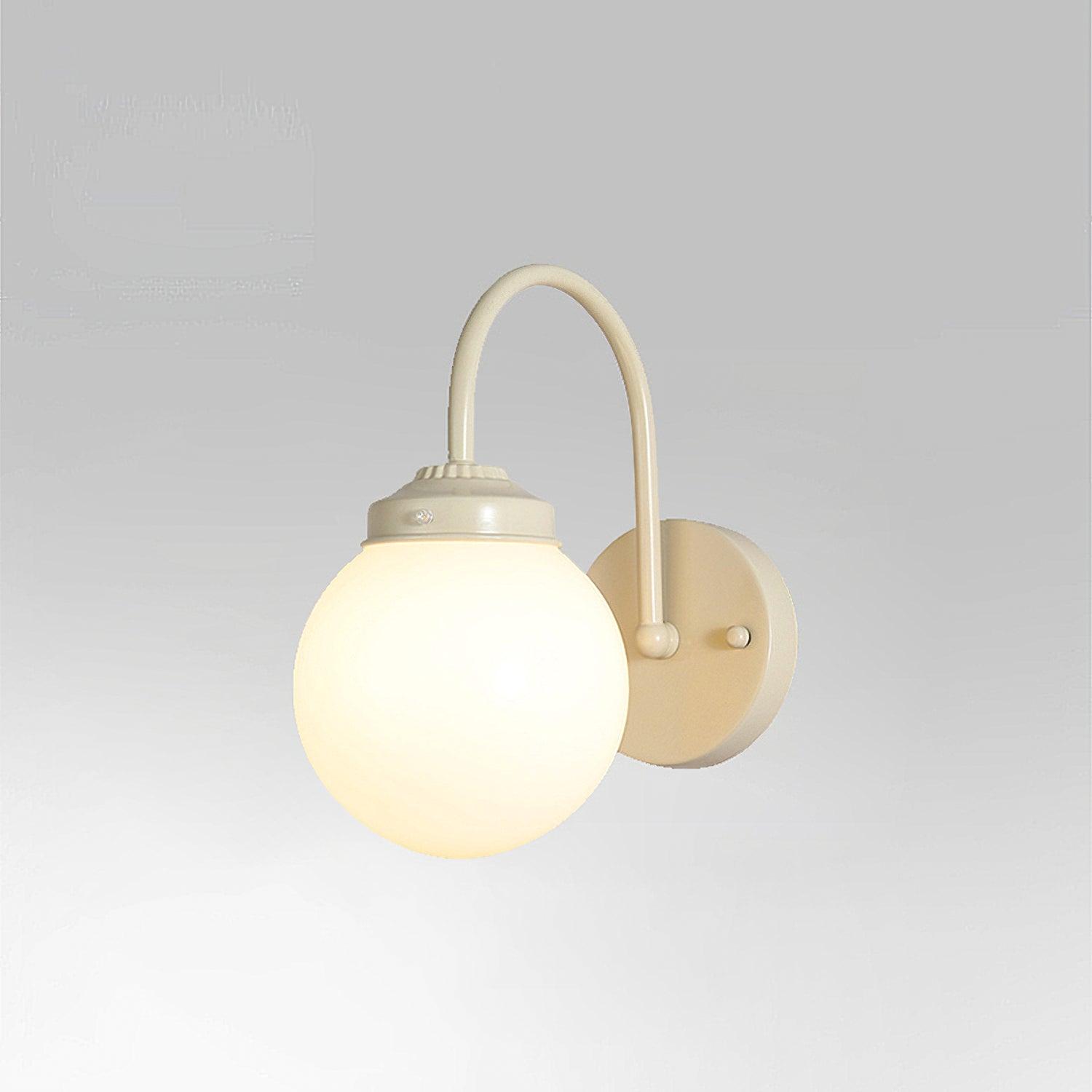 Zomareth Orb Surface Glass Wall Lamp-Neutral Decor