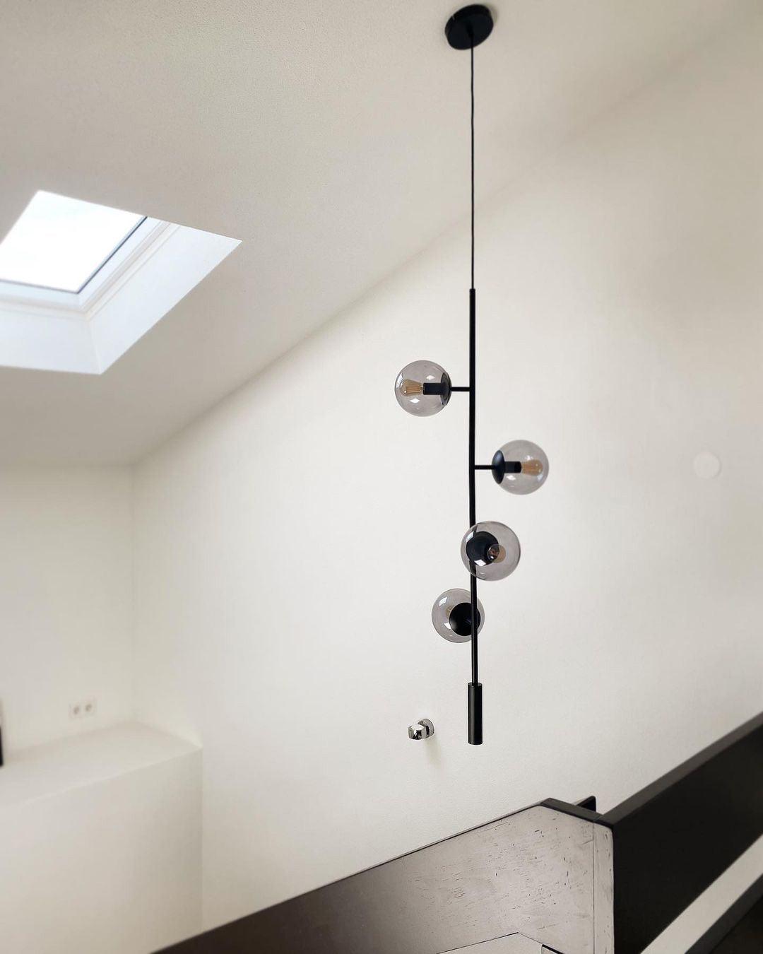 Erevia Brass & Glass Pendant Light-Neutral Decor