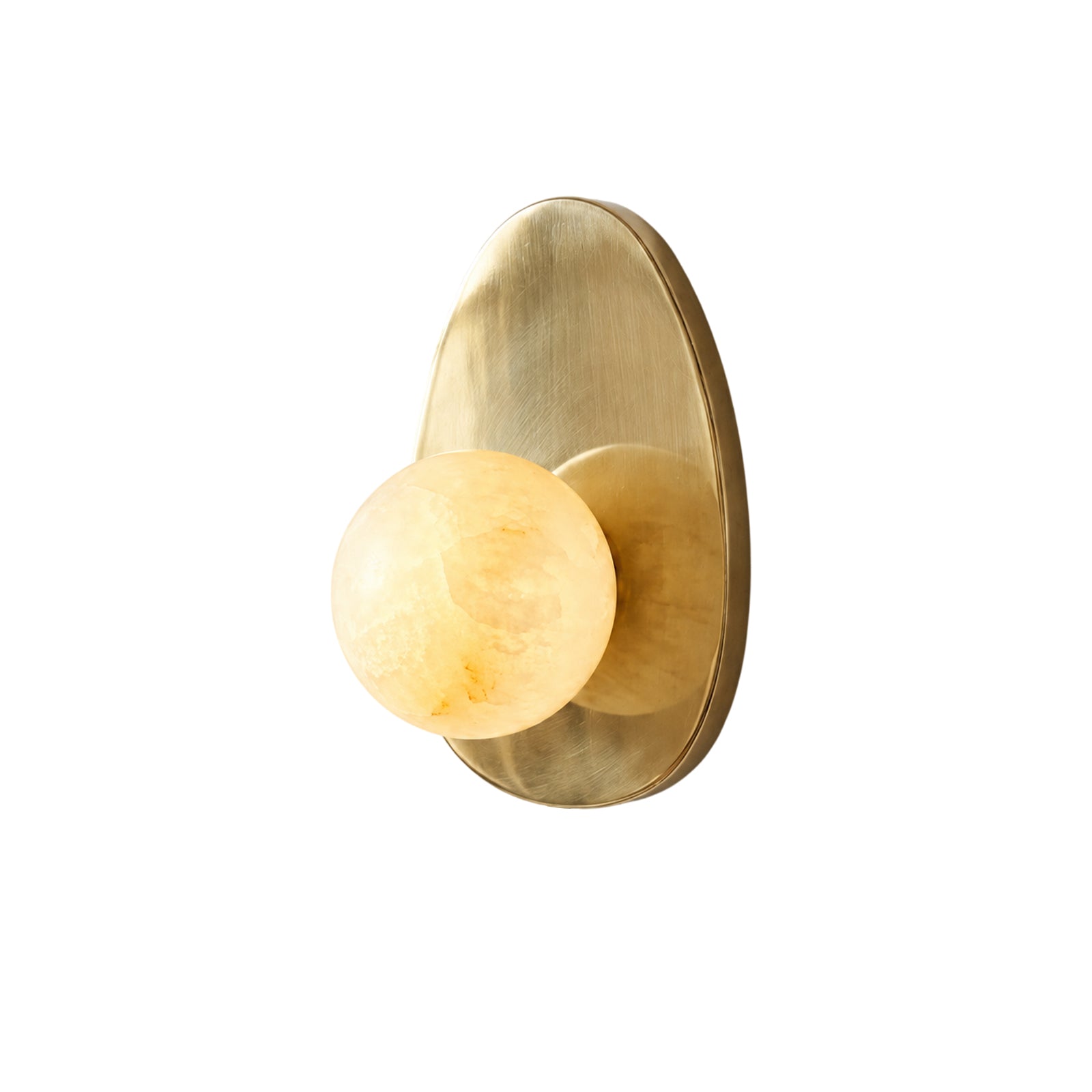 Another angle of the sconce in a decorated room setting.
