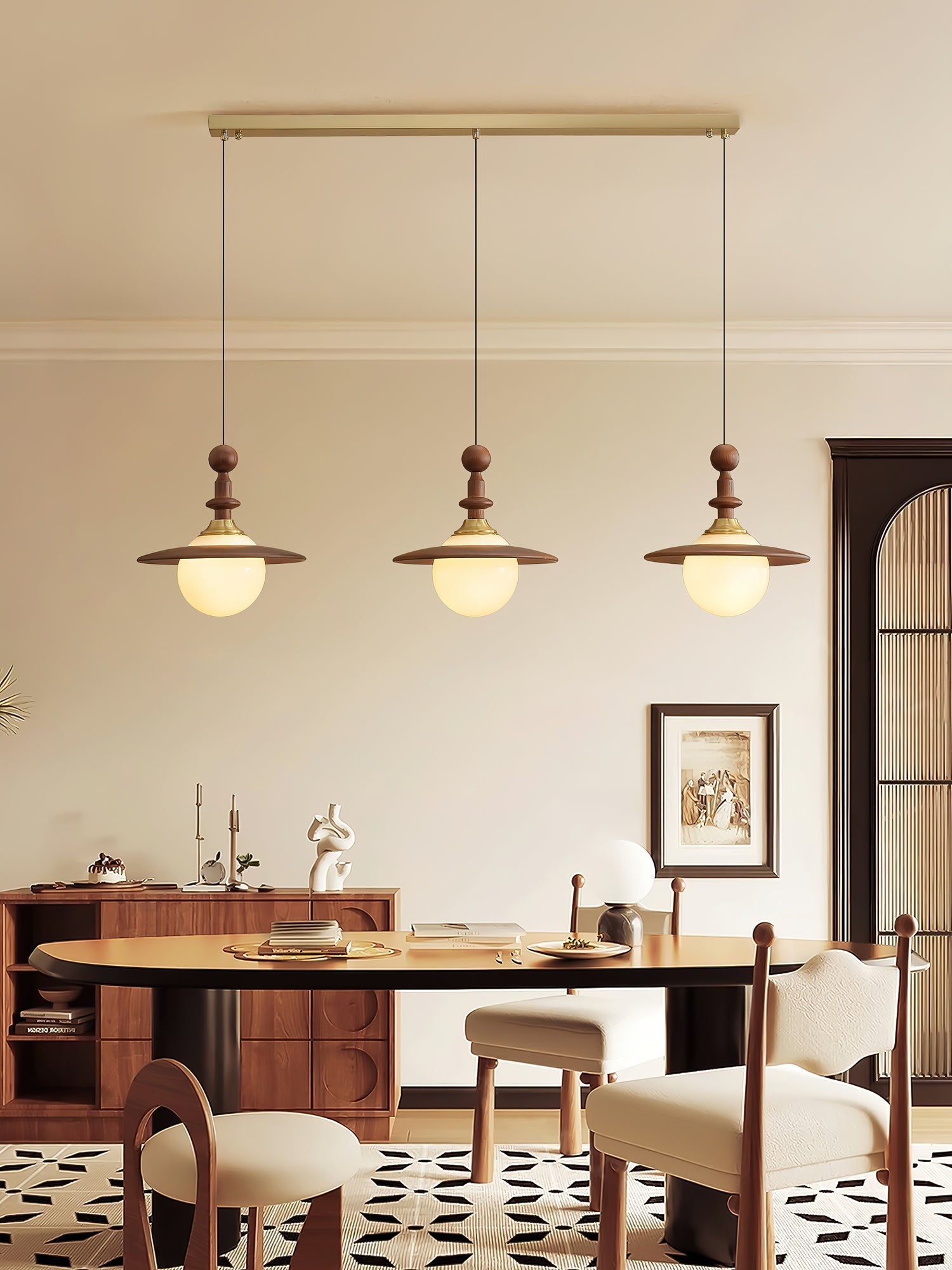 Stella Globe Pendant Light-Neutral Decor