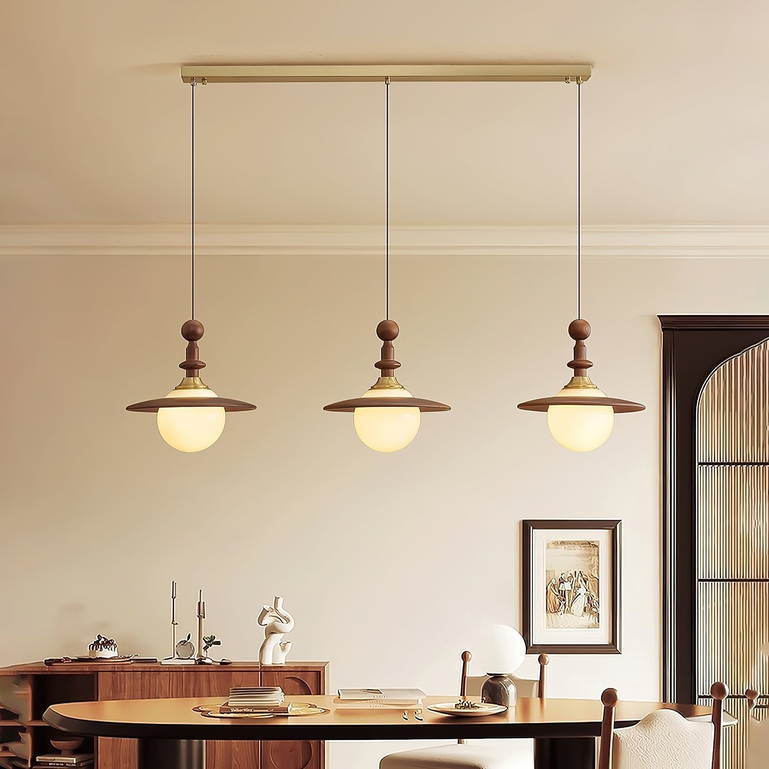 Stella Globe Pendant Light-Neutral Decor
