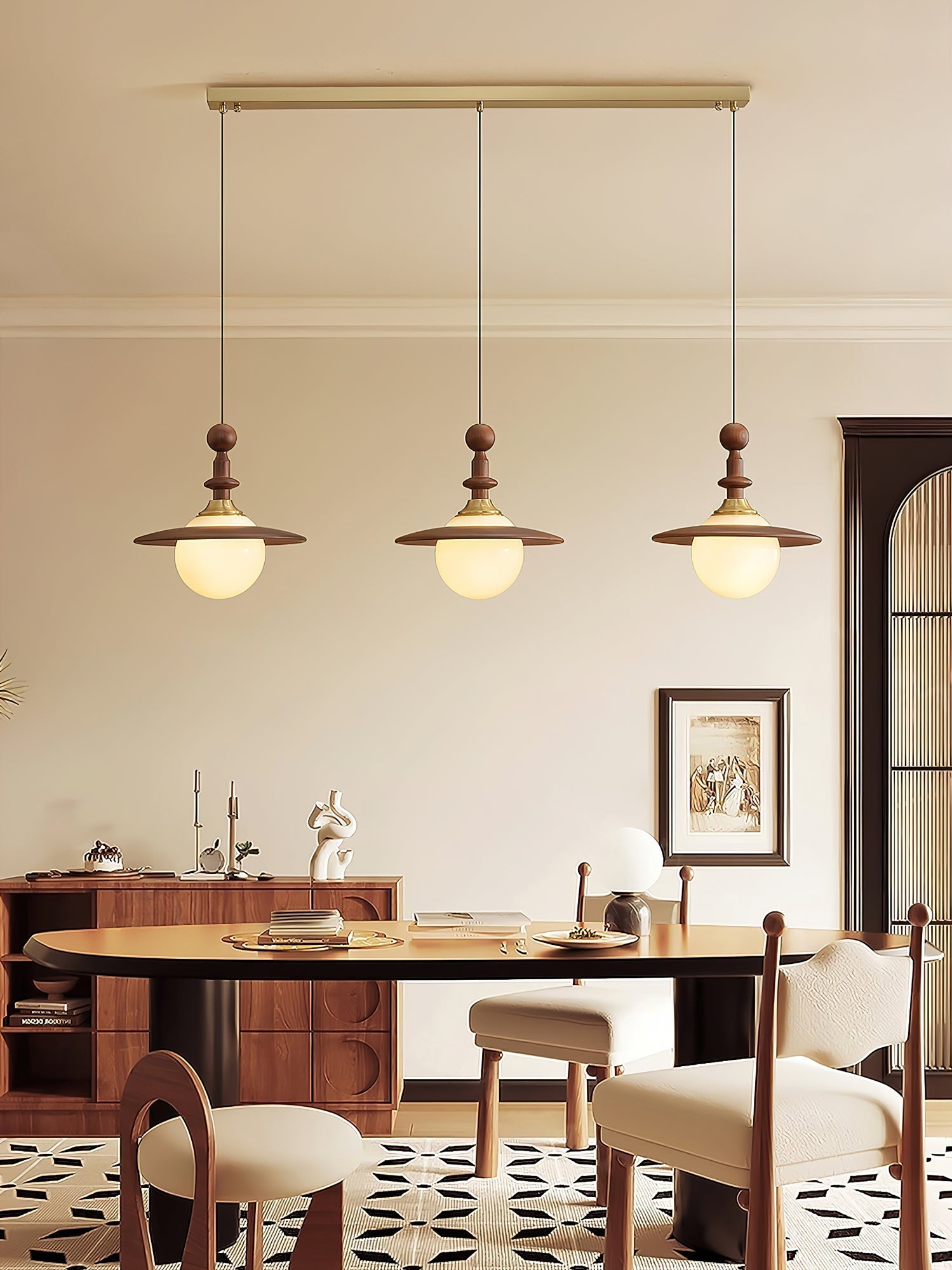Stella Globe Pendant Light-Neutral Decor