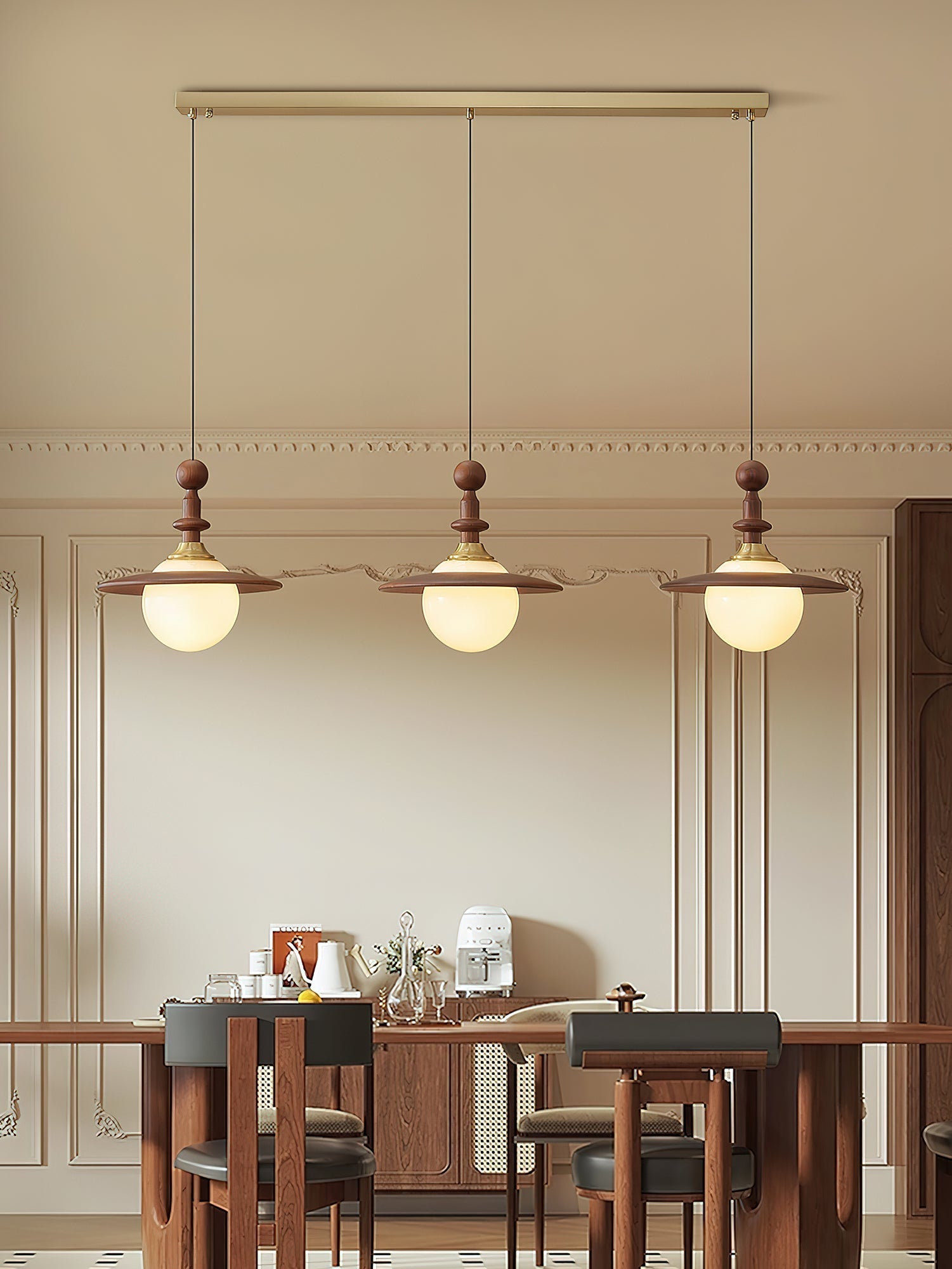 Stella Globe Pendant Light-Neutral Decor