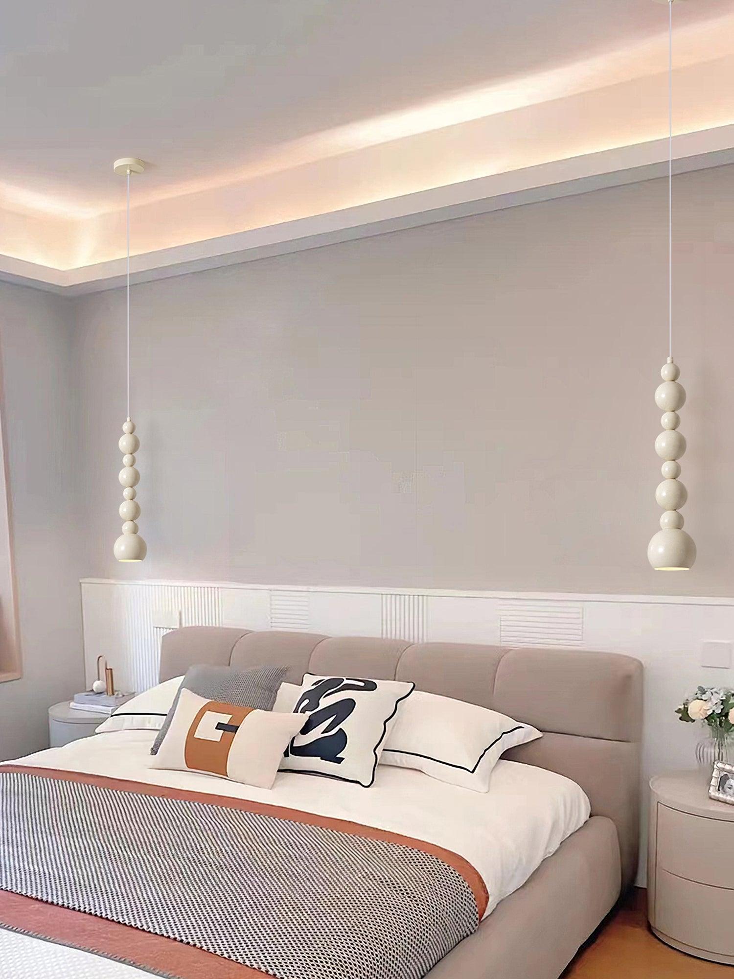 Slenao Beige Artistic Pendant Lights-Neutral Decor