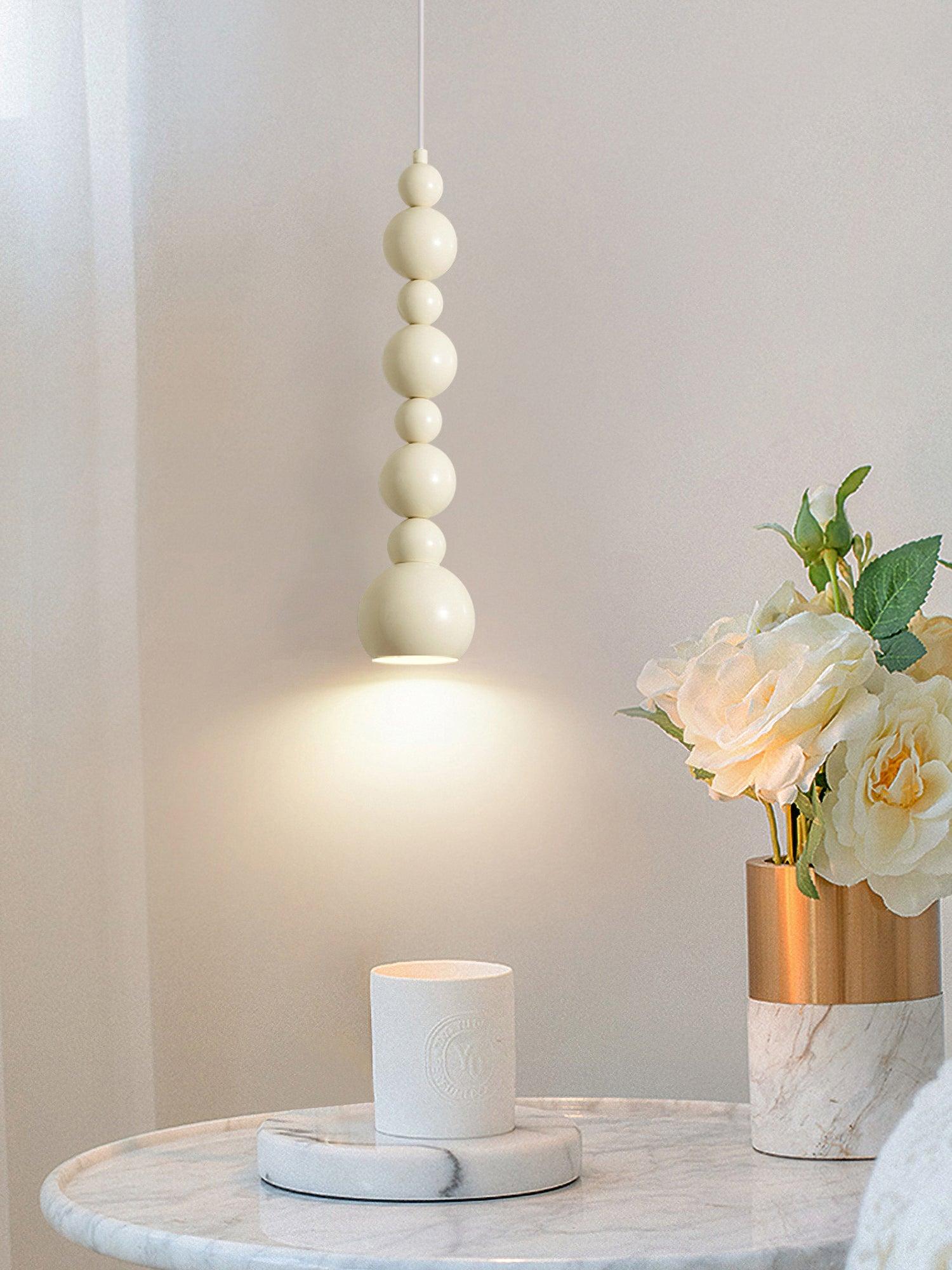 Slenao Beige Artistic Pendant Lights-Neutral Decor