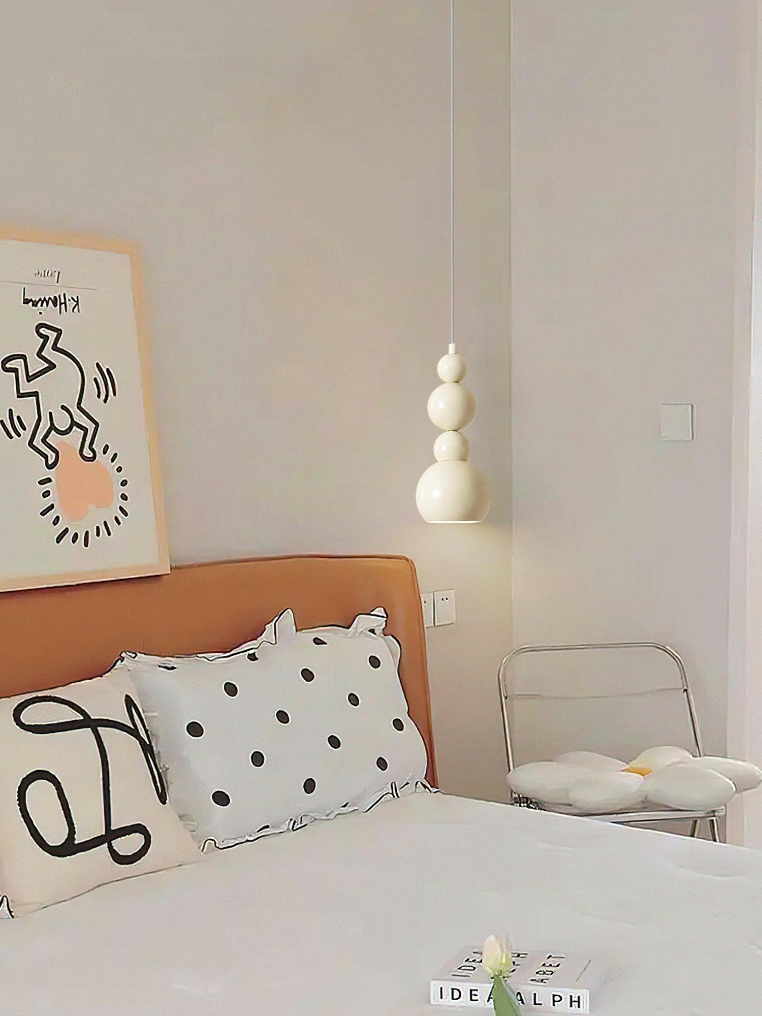 Slenao Beige Artistic Pendant Lights-Neutral Decor