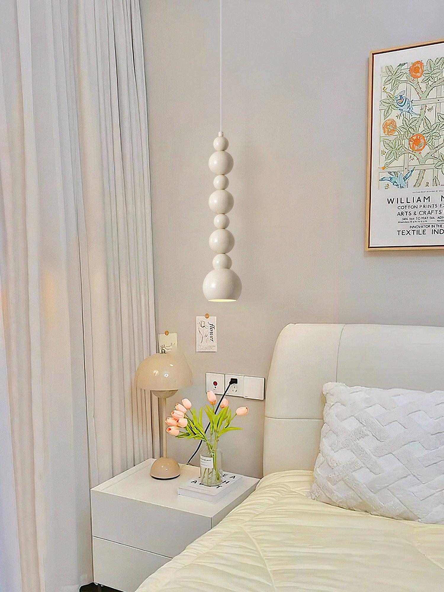 Slenao Beige Artistic Pendant Lights-Neutral Decor