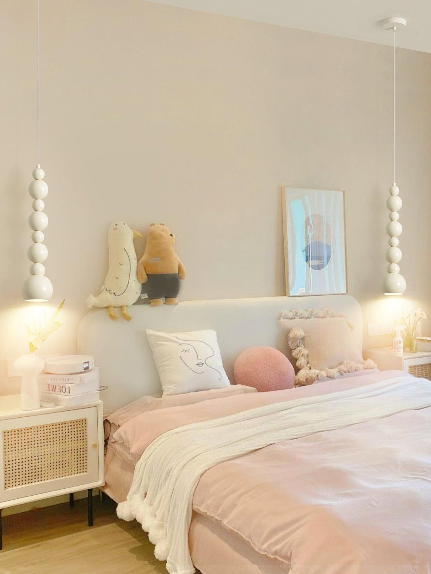 Slenao Beige Artistic Pendant Lights-Neutral Decor