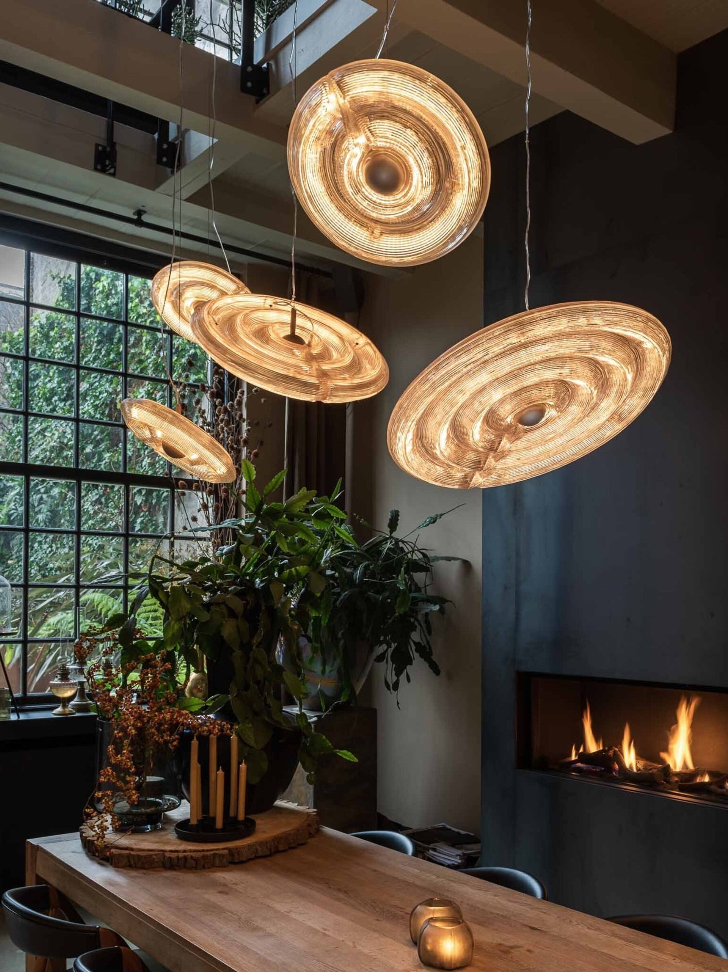 Ocrf Ripple Pendant Lamp-Neutral Decor