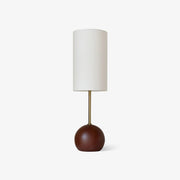 Brys Wooden Sphere Table Lamp-Neutral Decor