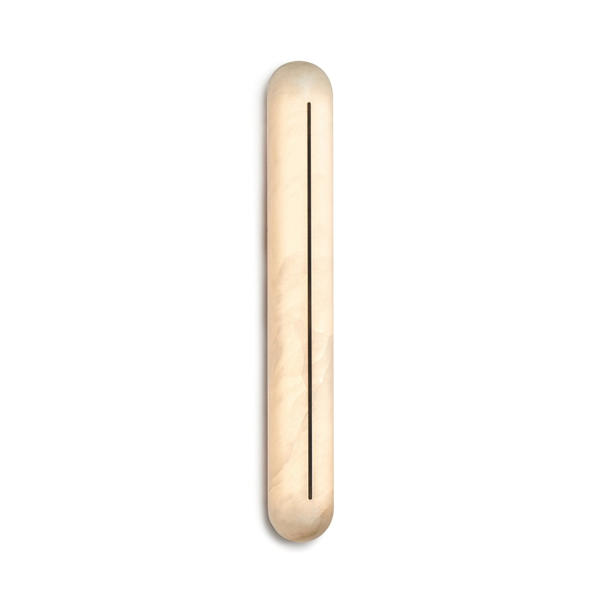Armaryra Oblong Alabaster Wall Light-Neutral Decor