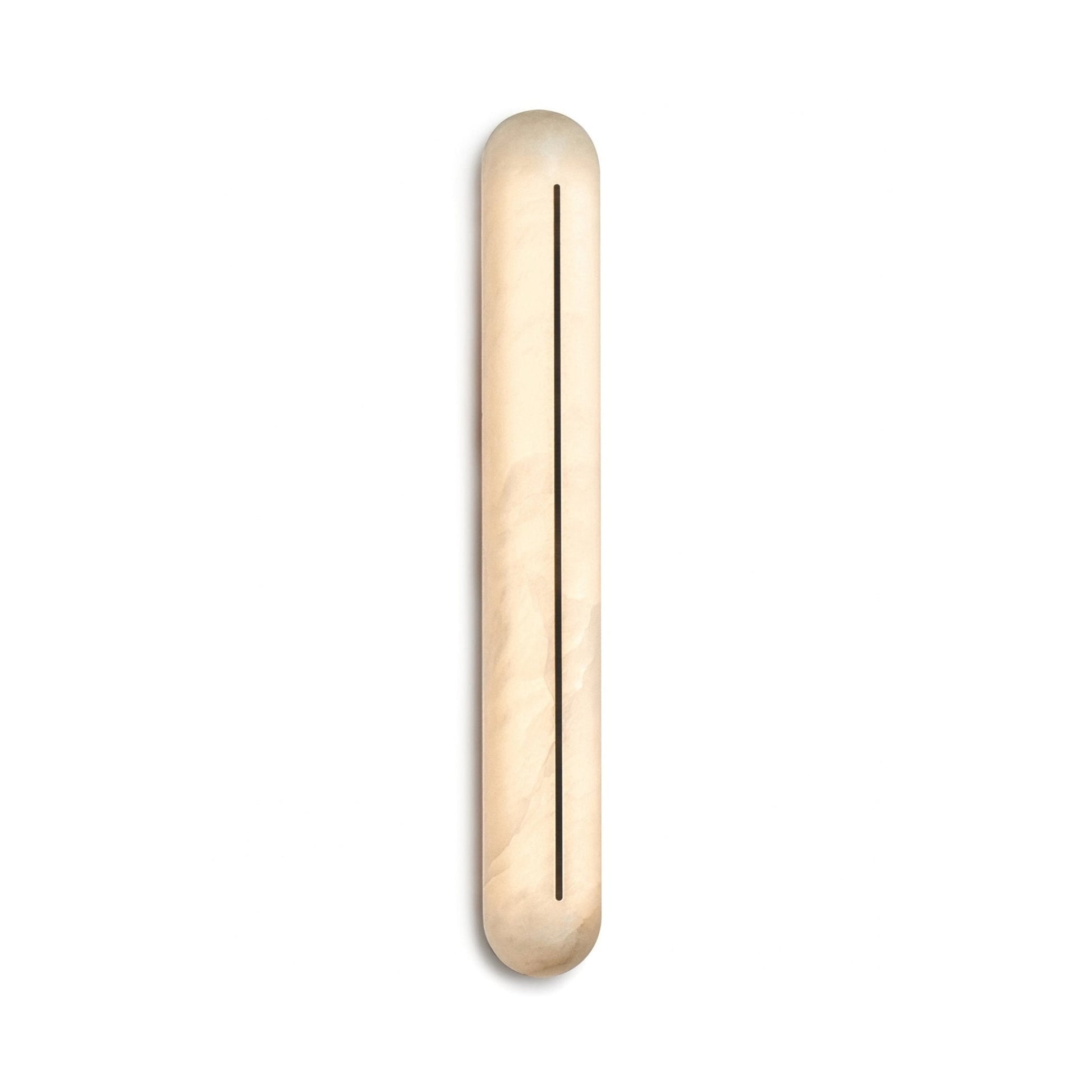 Armaryra Oblong Alabaster Wall Light-Neutral Decor