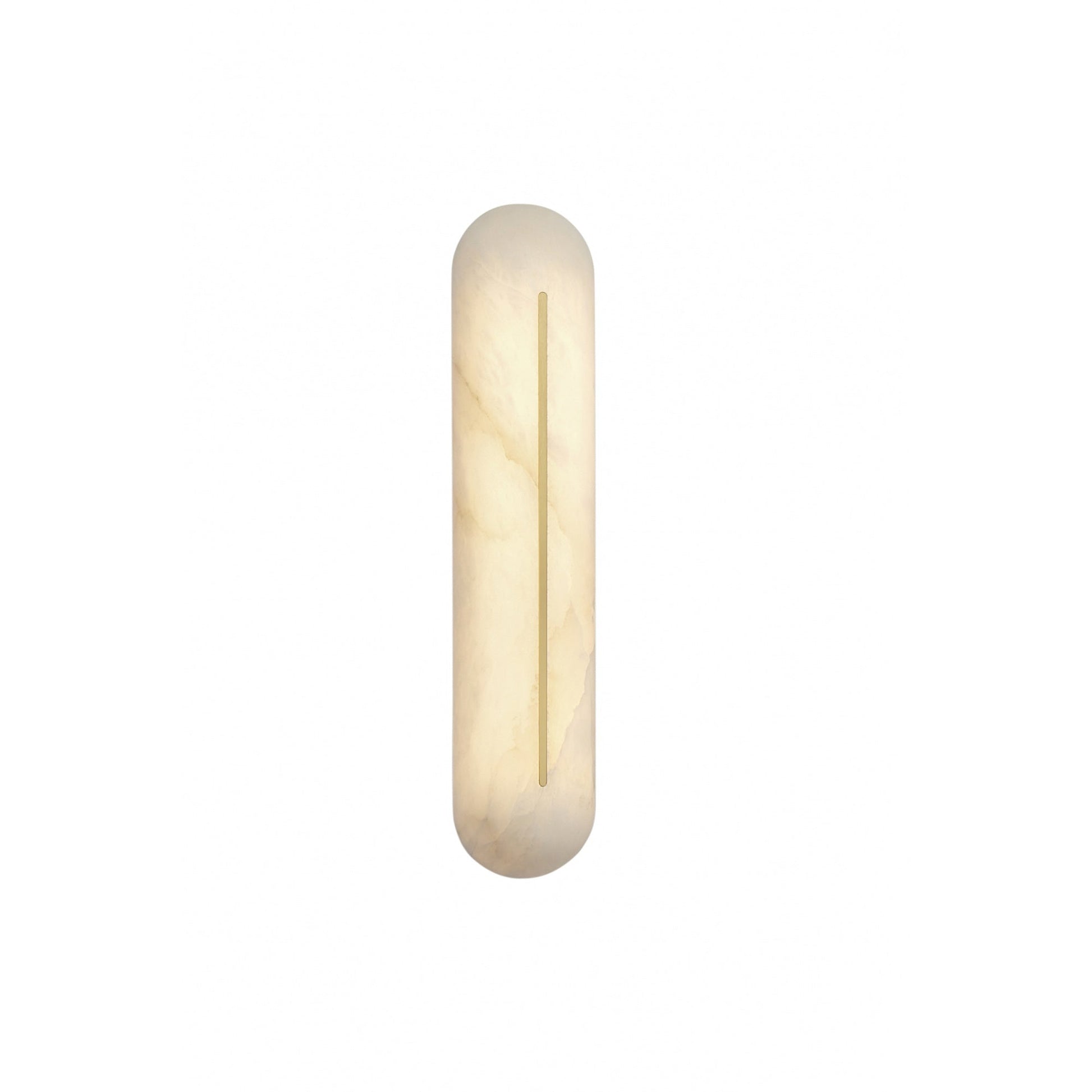 Armaryra Oblong Alabaster Wall Light-Neutral Decor