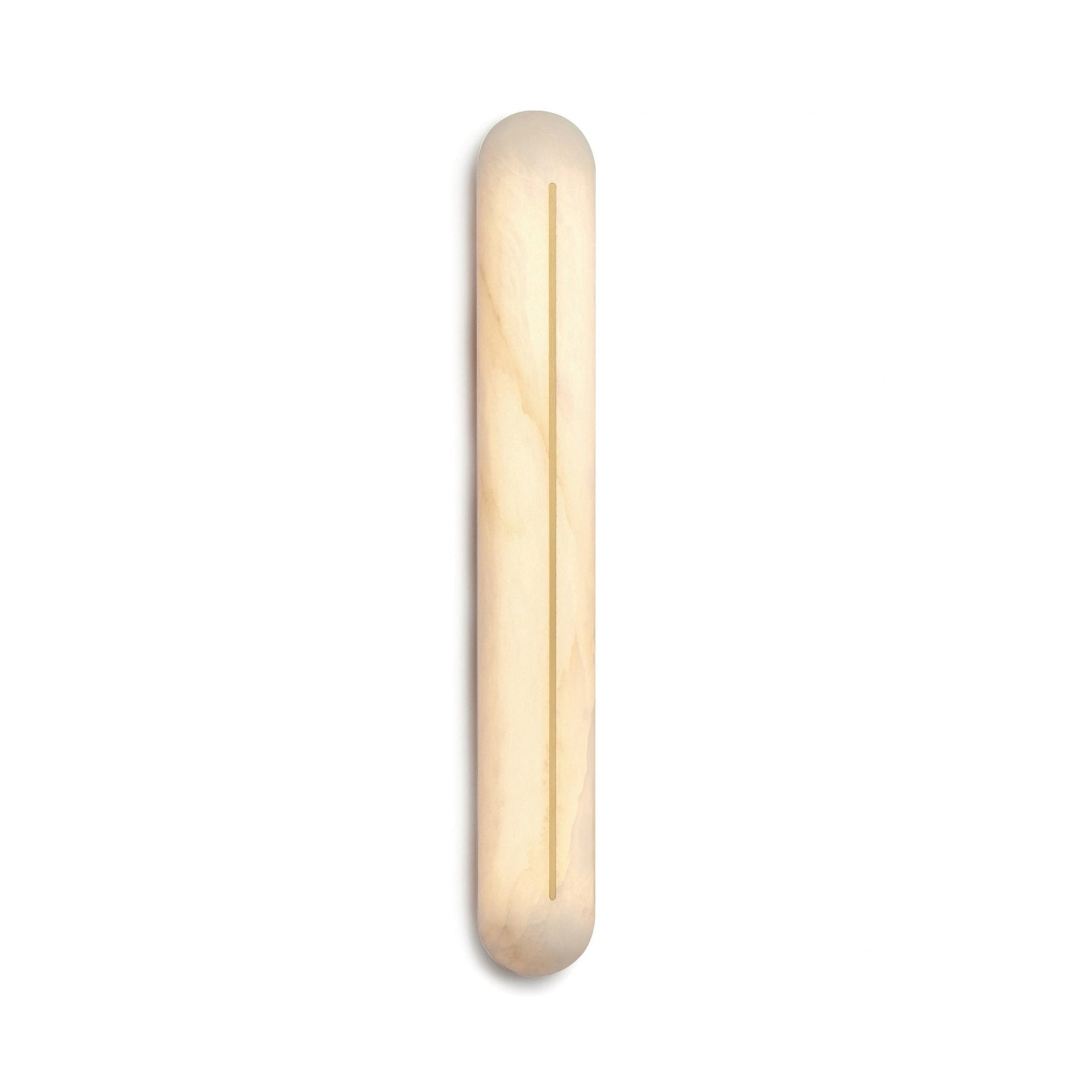 Armaryra Oblong Alabaster Wall Light-Neutral Decor
